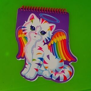 Lisa Frank Angel Kitty notepad
